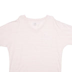 LEE Womens T-Shirt Pink V-Neck XL