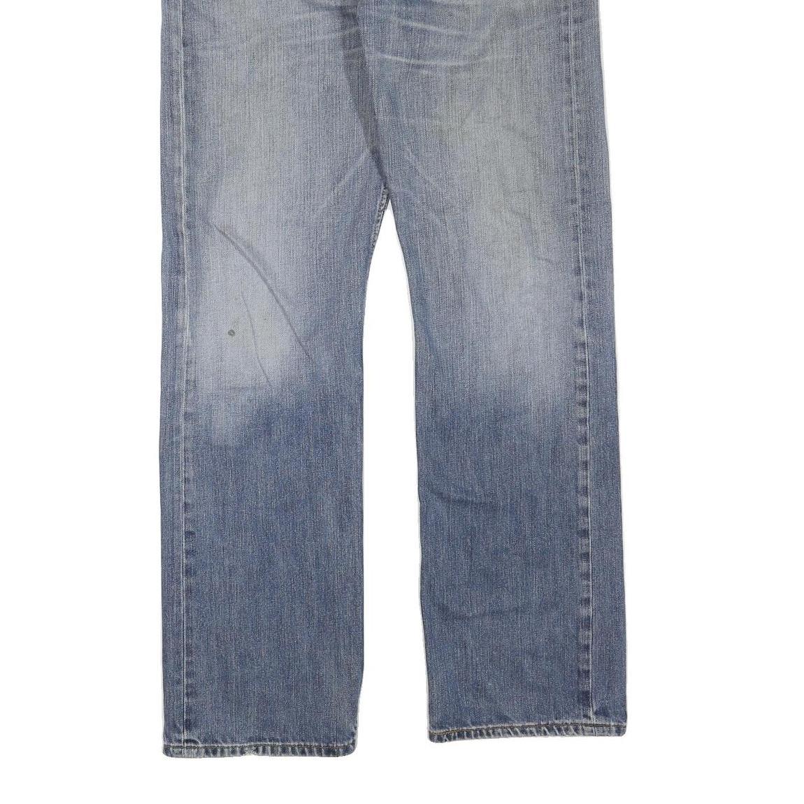 LEVI'S 501 Mens Jeans Blue Regular Straight Denim Medium W34 L34 Classic Button