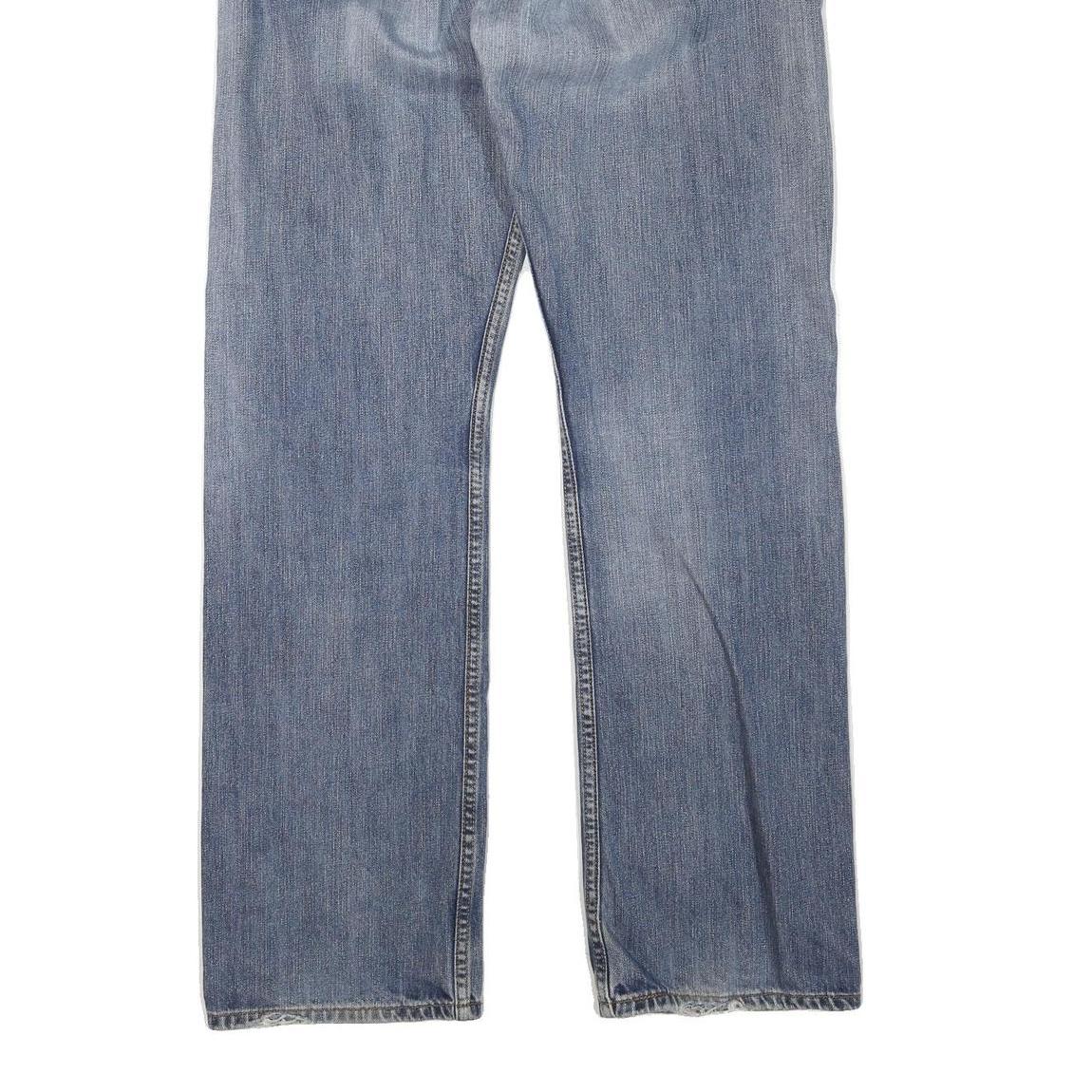 LEVI'S 501 Mens Jeans Blue Regular Straight Denim Medium W34 L34 Classic Button