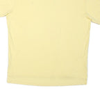 POLO RALPH LAUREN Mens Yellow Short Sleeve Plain L Cotton Blend Polo Shirt