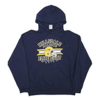 JERZEES Mens Navy Hillsdale Falcons Pullover Hoodie L Elite Eight 2017 Print