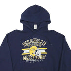 JERZEES Mens Navy Hillsdale Falcons Pullover Hoodie L Elite Eight 2017 Print
