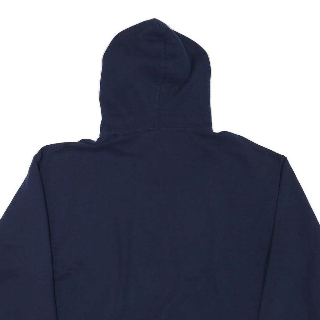 JERZEES Mens Navy Hillsdale Falcons Pullover Hoodie L Elite Eight 2017 Print