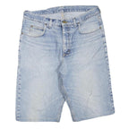 LEE Mens Denim Blue Casual Shorts L W36 Cotton Blend Comfortable Fit