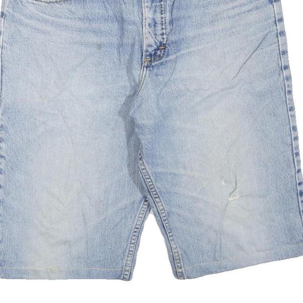 LEE Mens Denim Blue Casual Shorts L W36 Cotton Blend Comfortable Fit