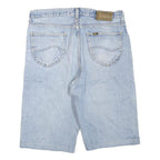 LEE Mens Denim Blue Casual Shorts L W36 Cotton Blend Comfortable Fit