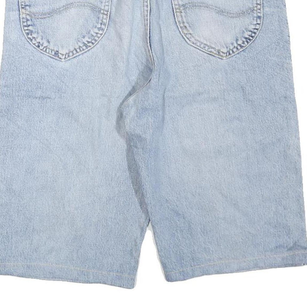 LEE Mens Denim Blue Casual Shorts L W36 Cotton Blend Comfortable Fit