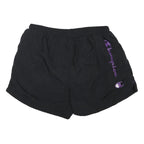 CHAMPION Mens Black Casual Shorts XL W32 Comfortable Lightweight Polyester