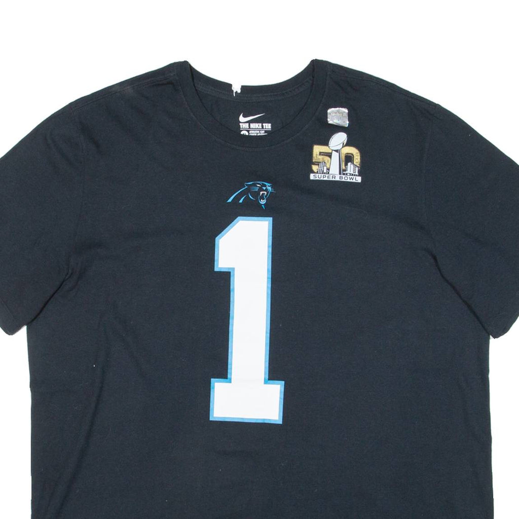 NIKE 50 Super Bowl Mens T-Shirt Black USA XL
