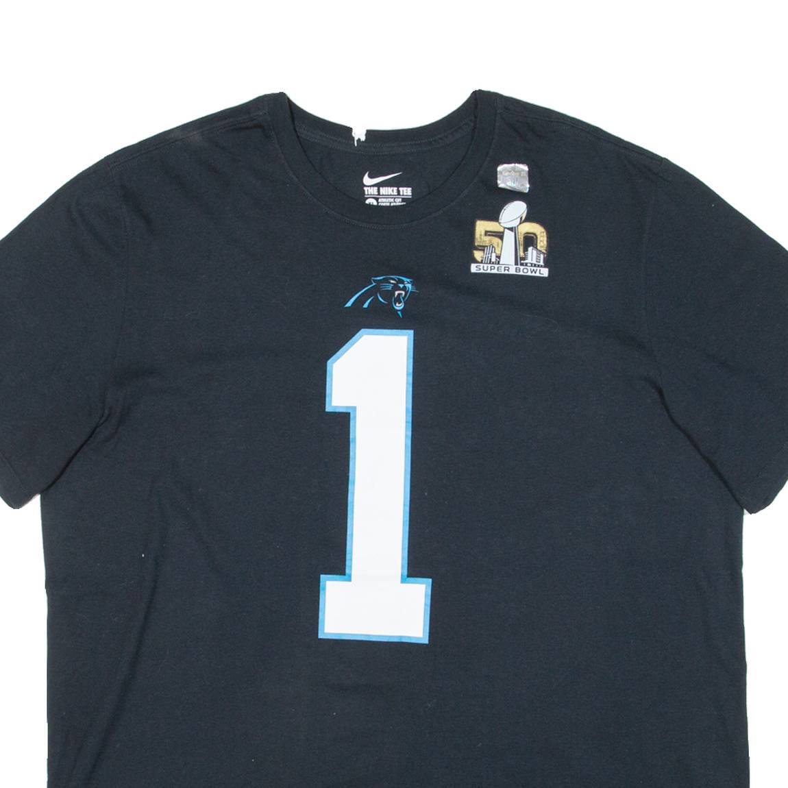 NIKE 50 Super Bowl Mens T-Shirt Black USA XL