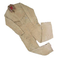 CARHARTT Mens Beige Cotton Blend Dungarees Regular Fit L W40 L30 Workwear