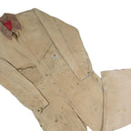 CARHARTT Mens Beige Cotton Blend Dungarees Regular Fit L W40 L30 Workwear