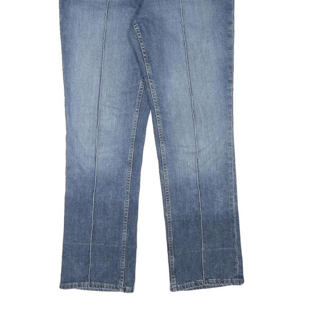CALVIN KLEIN JEANS Womens Regular Fit Blue Denim Straight Cotton Blend W33 L29