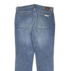 CALVIN KLEIN JEANS Womens Regular Fit Blue Denim Straight Cotton Blend W33 L29