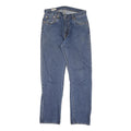 LEVI'S Mens Jeans Blue Regular Straight Denim Medium W30 L32 Classic Zip Closure