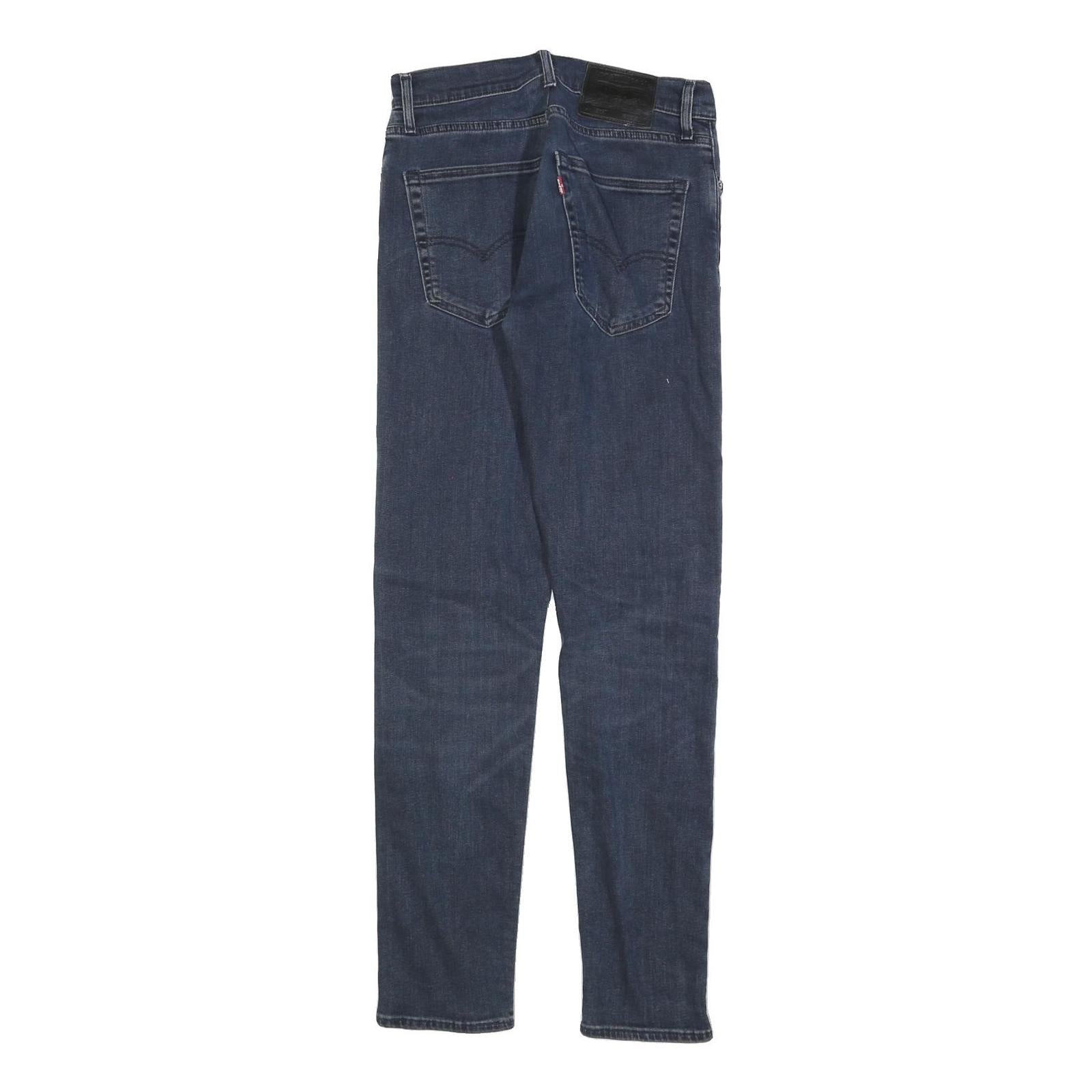 LEVI'S 512 BIG E Mens Jeans Blue Slim Skinny Denim Dark W30 L31 Zip Cotton Blend