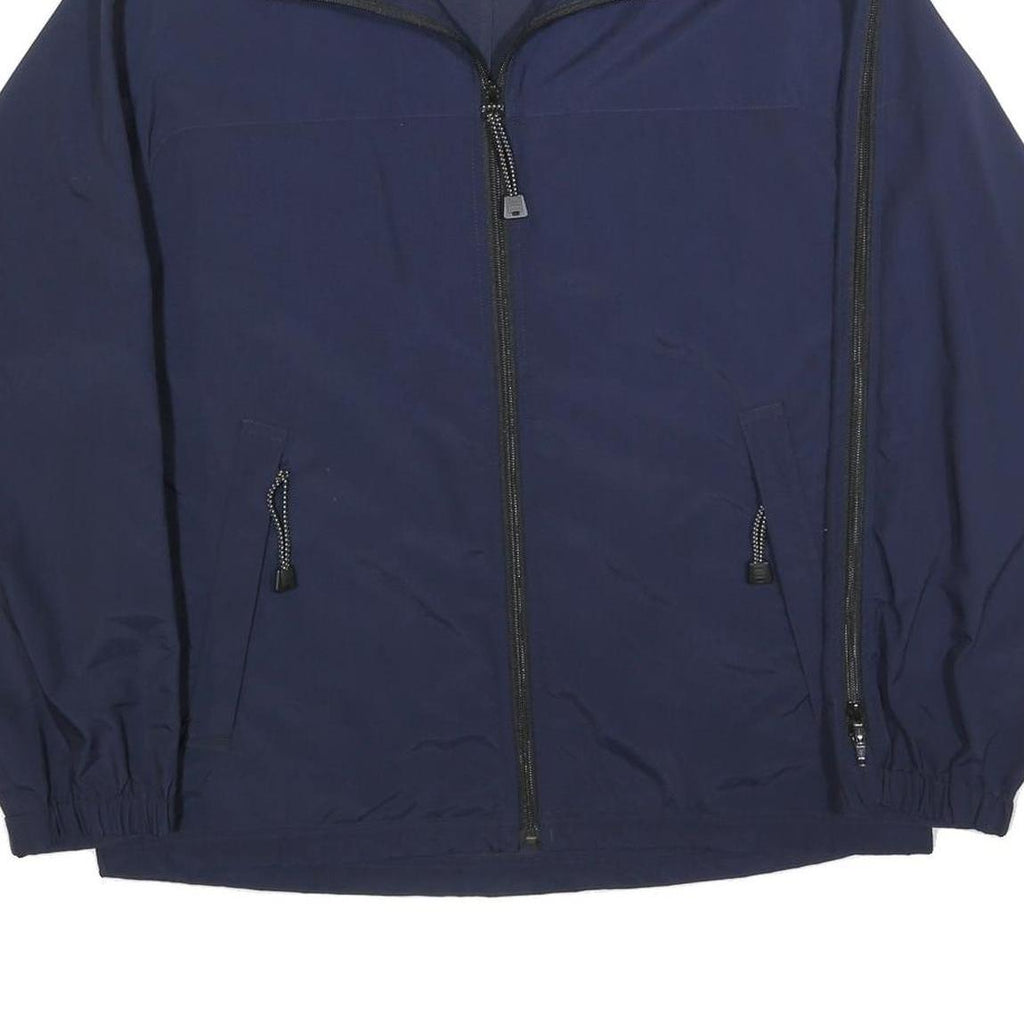 NAUTICA Mens Navy Blue Polyester Blend Zip Jacket S Outerwear Casual Sports