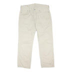 LEVI'S 514 Classic Mens Jeans Beige Regular Straight Denim W38 L28 Button