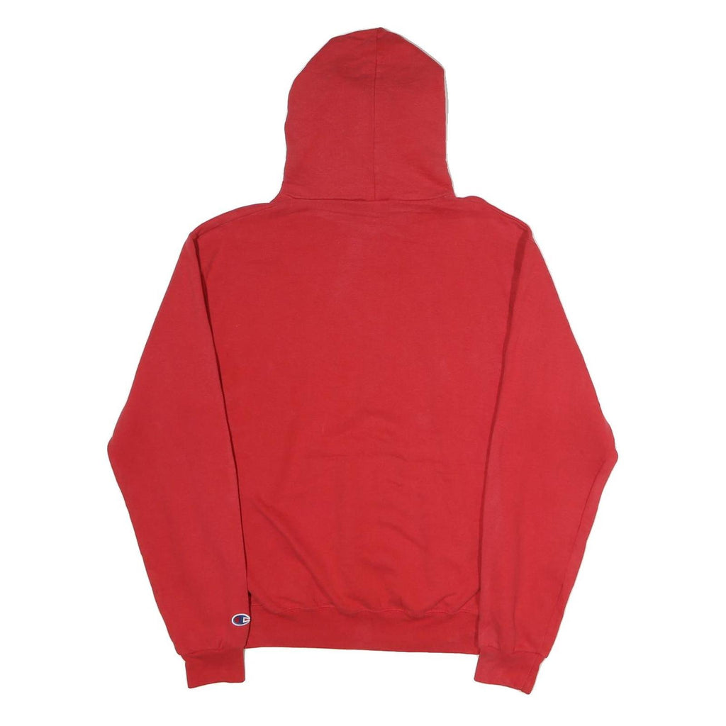 CHAMPION Mens Red Ferris State University Pullover Hoodie M Cotton Casual