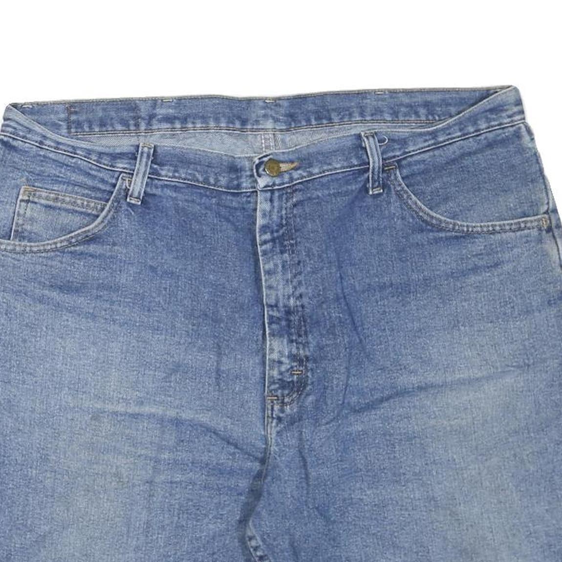 WRANGLER Womens Shorts Blue Casual Denim XL W40 Cotton Blend Classic Fit