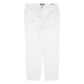 NAUTICA Womens Trousers White Regular Tapered W28 L26