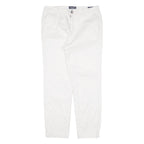 NAUTICA Womens Trousers White Regular Tapered W28 L26