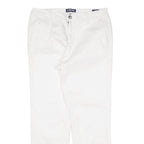 NAUTICA Womens Trousers White Regular Tapered W28 L26