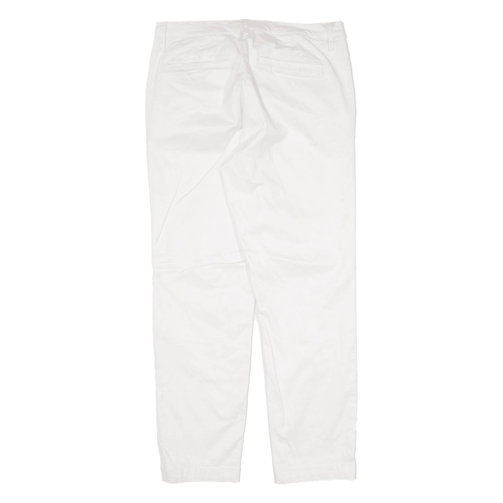 NAUTICA Womens Trousers White Regular Tapered W28 L26
