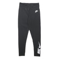 NIKE Womens Leggings Black L W26 L25 Slim Tapered Fit Synthetic Sportswear