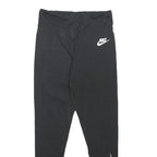 NIKE Womens Leggings Black L W26 L25 Slim Tapered Fit Synthetic Sportswear