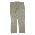 CARHARTT Mens Cotton Blend Fawn Regular Straight Trousers W40 L34 Workwear
