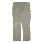CARHARTT Mens Cotton Blend Fawn Regular Straight Trousers W40 L34 Workwear