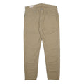 LEVI'S Mens Cotton Blend Beige Regular Straight Trousers W34 L29 Classic Fit Zip