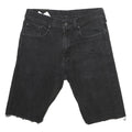LEVI'S Womens Shorts Black Denim Cut-Off M W30 Casual Summer Style