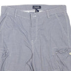 CHAPS Mens Shorts Blue Casual XL W34 Cotton Blend Lightweight Cargo Pocket