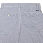 CHAPS Mens Shorts Blue Casual XL W34 Cotton Blend Lightweight Cargo Pocket