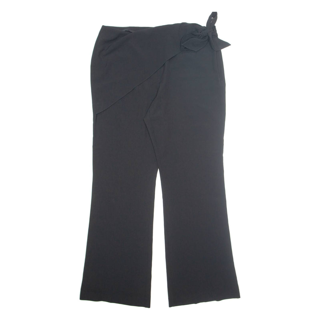 CALVIN KLEIN Womens Trousers Black Regular Straight W34 L30