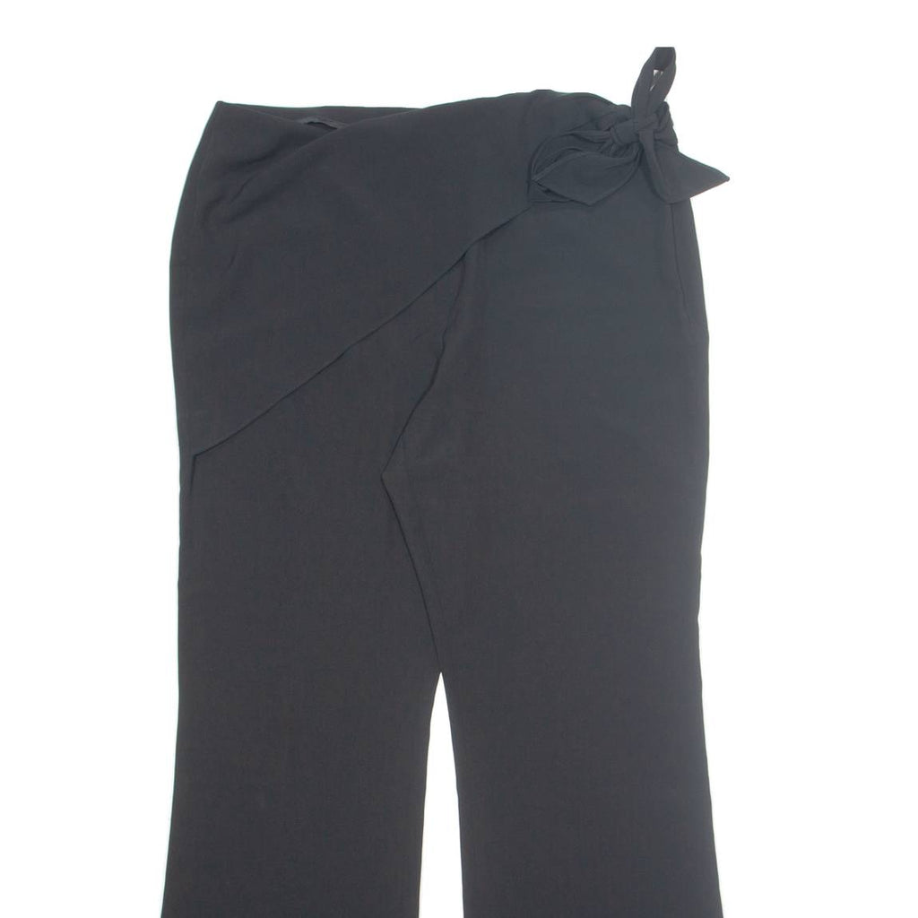 CALVIN KLEIN Womens Trousers Black Regular Straight W34 L30