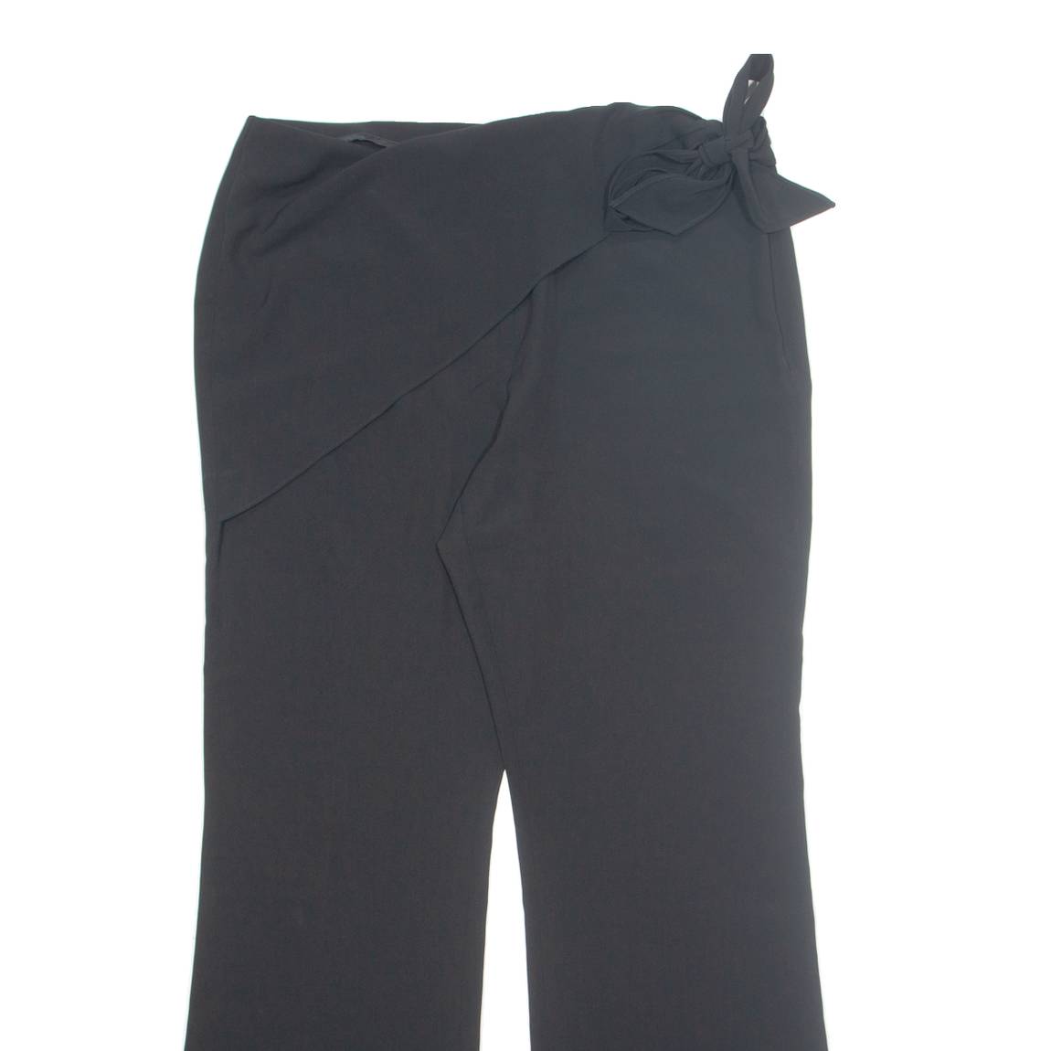 CALVIN KLEIN Womens Trousers Black Regular Straight W34 L30