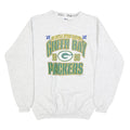LOGO ATHLETIC Mens Grey Green Bay Packers Crew Neck S Cotton Sweatshirt