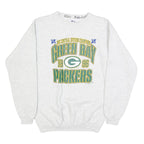 LOGO ATHLETIC Mens Grey Green Bay Packers Crew Neck S Cotton Sweatshirt