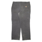 CARHARTT Workwear Mens Trousers Grey Relaxed Straight W38 L32