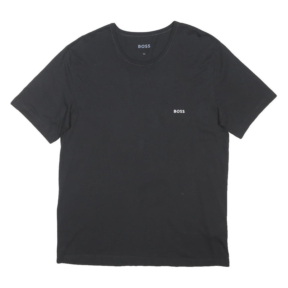 BOSS Womens Black Logo Graphic T-Shirt XL Short Sleeve Crew Neck Classic