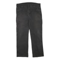 DICKIES Womens Regular Fit Black Denim Jeans W36 L28 Classic Cotton Blend Zip