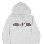 NIKE Mens Grey Mid East Qualifier Volleyball Hoodie M Cotton Blend Casual
