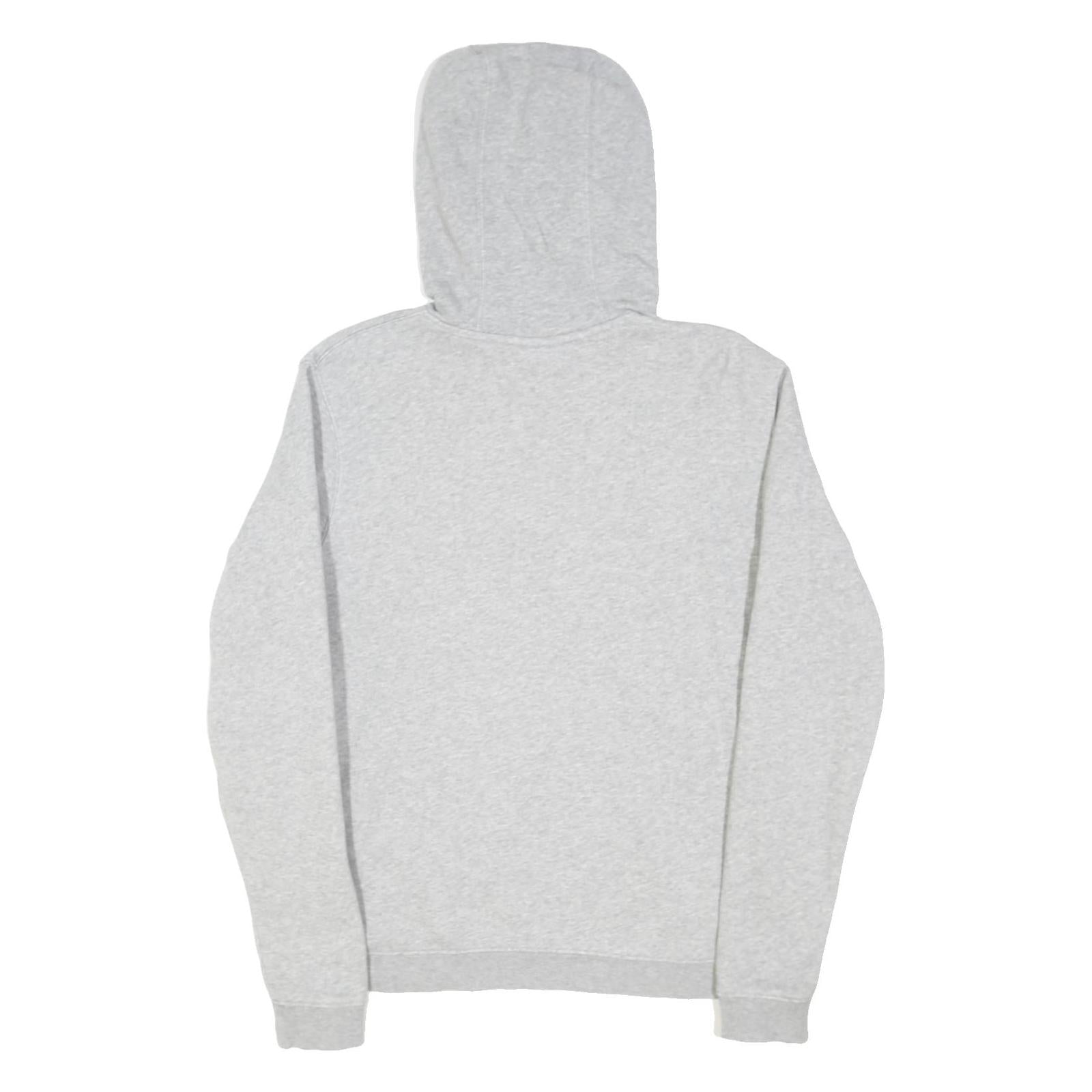 NIKE Mens Grey Mid East Qualifier Volleyball Hoodie M Cotton Blend Casual