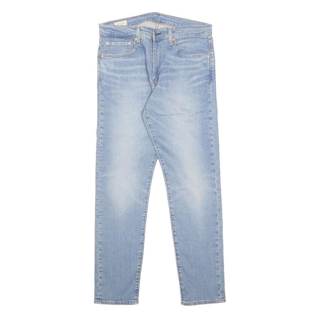 LEVI'S 512 Big E Mens Jeans Blue Slim Skinny Denim Light W32 L32 Vintage Fit Zip