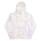 CHAMPION Tie-Dye Mens Cream Hoodie S