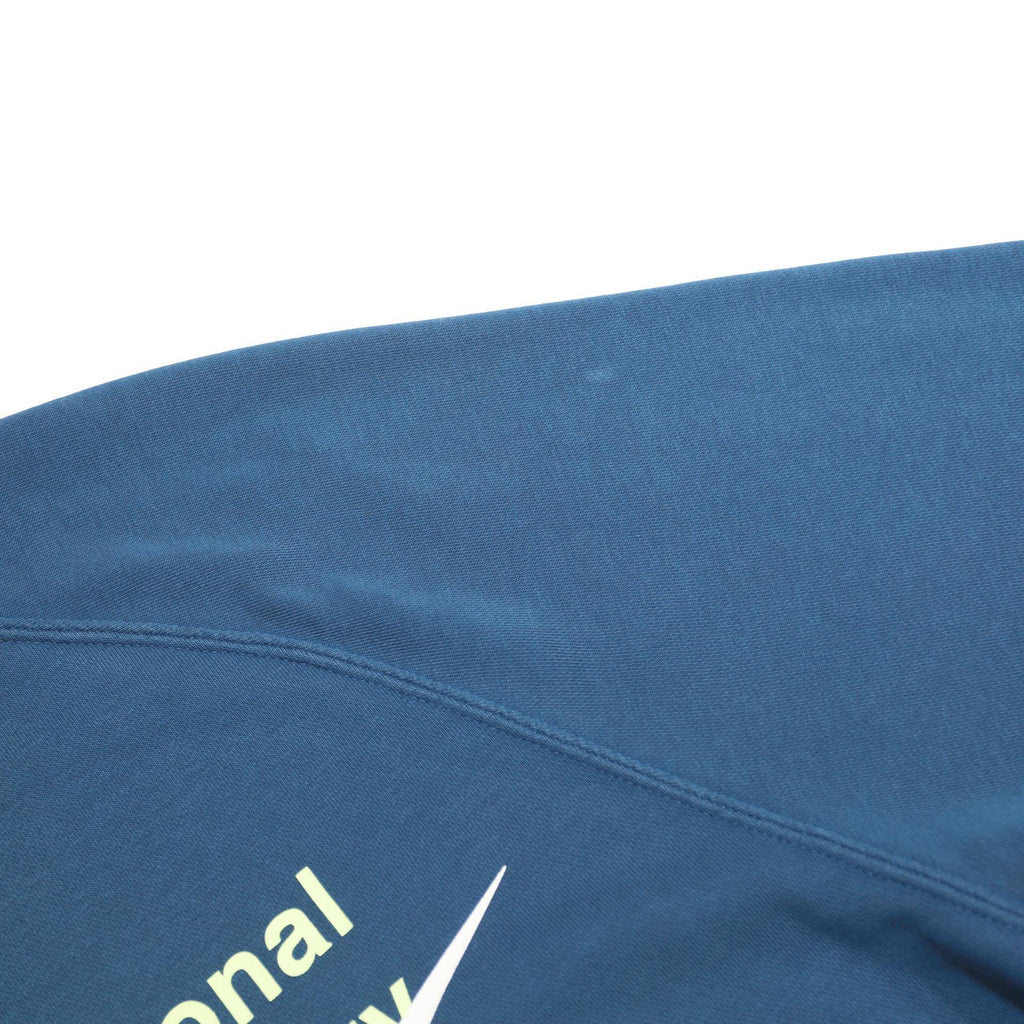 NIKE Mens Blue Cotton Blend Crew Neck M Sweatshirt Sportswear Casual