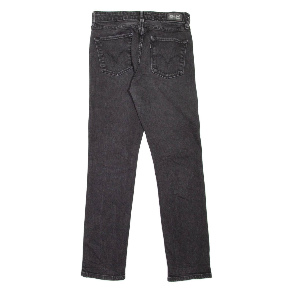 LEVI'S Mid Rise Womens Jeans Black Slim Skinny W30 L32